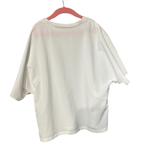 Banana Republic BR Sport White Oversized Petite Top - XS - Picture 3 of 3